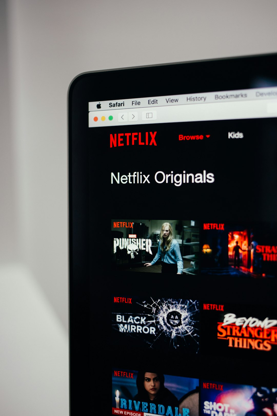 Browsing Netflix